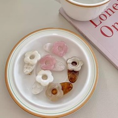 Cute flowers vinegar small hair clip for women, side bangs clip, frizzy hair organizer, hair pin, duckbill clip, hair accessory