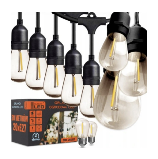 户外E27螺纹灯串线LEDS14D灯泡 E27养殖种植室内室外灯串线