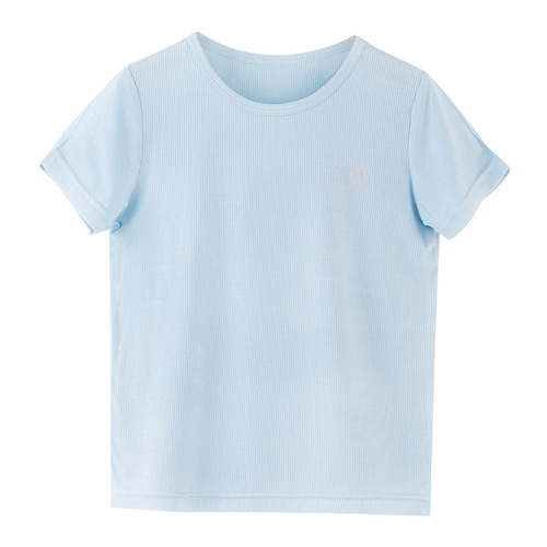 Children's T-shirt short-sleeved summer thin baby home wear bottoming shirt girls outer wear boys half-sleeved tops
