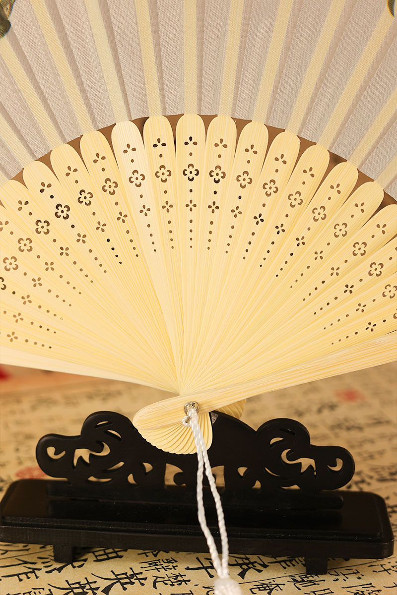 夏天扇子古风扇子折叠扇子古风折扇汉服扇新中式女扇舞蹈扇小扇子详情7