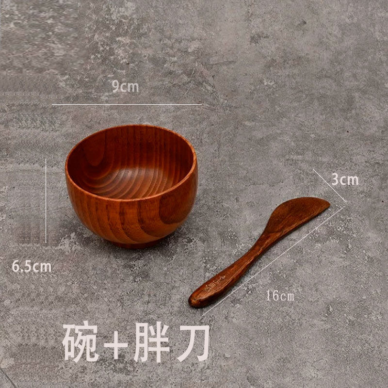 Cuchillo de mermelada de madera directo de fábrica Cuchillo de mantequilla chino Máscara de belleza Cuchillo espátula en stock Soporte al por mayor Letras