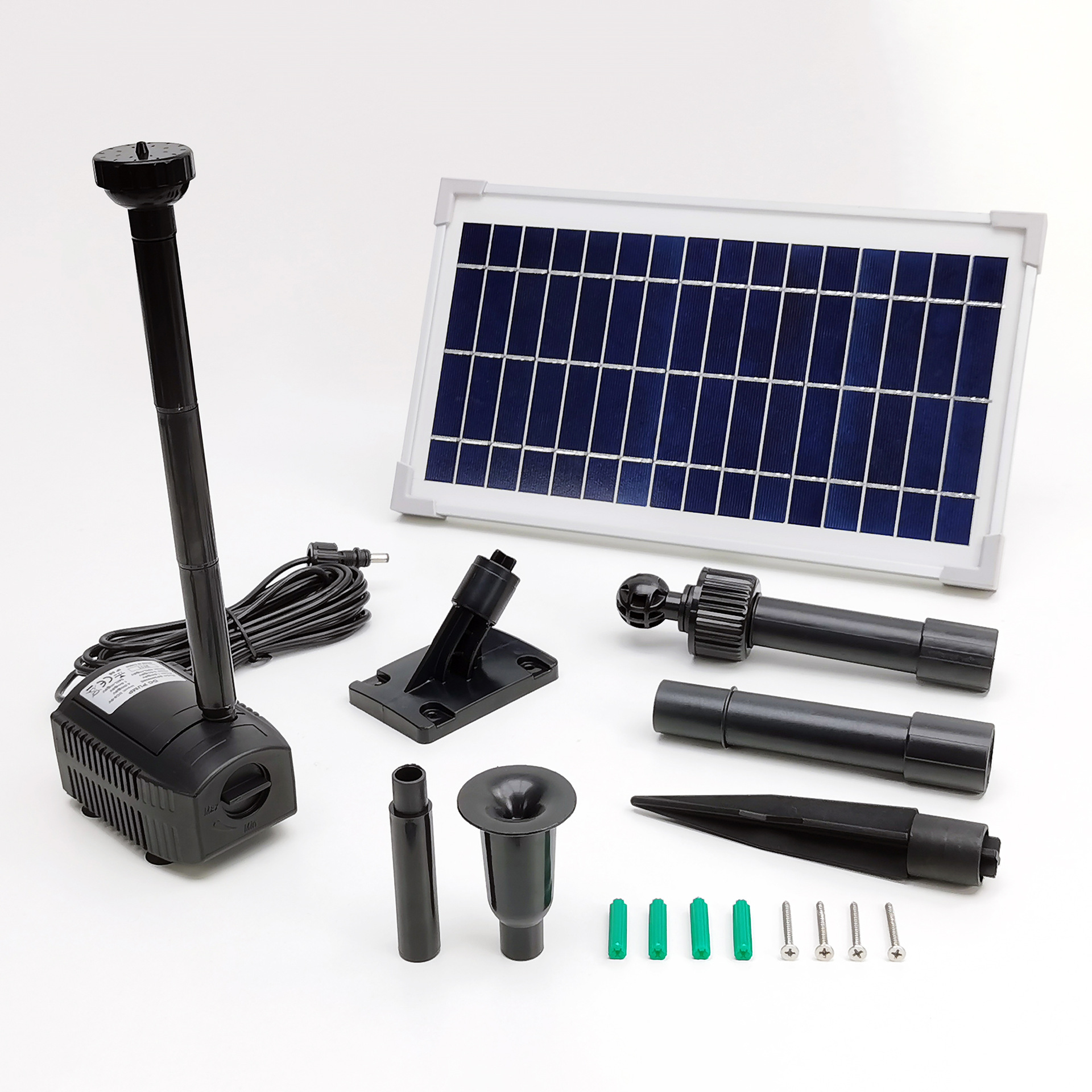 DC8V太阳能喷泉泵花园池塘景观泵-SP8-360608E