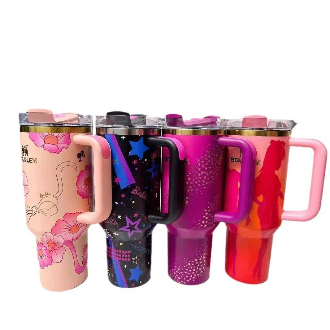 Большое количество точек, горячий Stanley 2 поколения 40oz нержавеющая сталь автомобильная чашка термос
