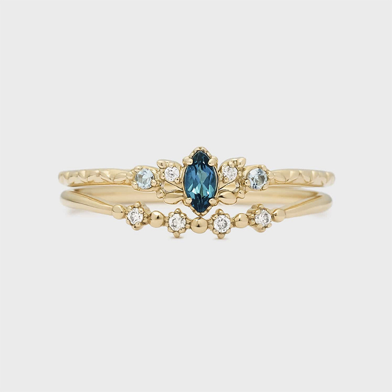 2g Weight Topaz Inlay Material Rings Classification 5, 8 Ring Size 1 Piece Quantity Daily, Date Occasion 925 Sterling Silver Material Geometric Pattern All Seasons Season Women's Gender Elegant, Retro Style 925 Sterling Silver Topaz Geometric Rings 925 Sterling Silver Rings 1