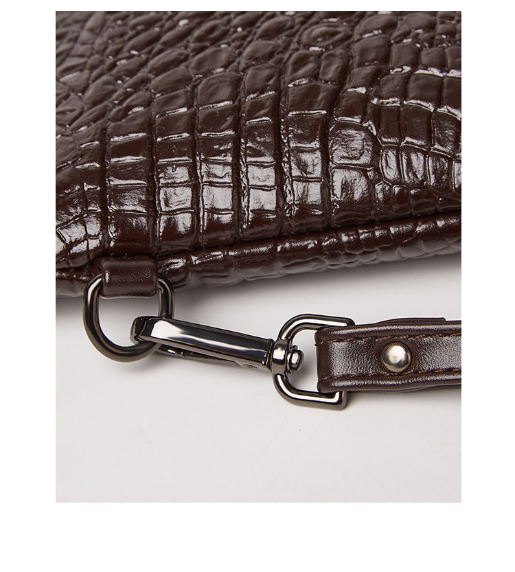 2025 Nei Krokodil Aktentasch fir Männer - Héichqualitativ PU Lieder Clutch Tasch, Moud Grousskapazitéit Organizer Tasch, Trendy Handtasch fir jonk Professioneller_voghion.com