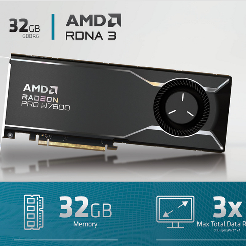 2511 Radeon Pro W7800 32g Professional Graphics Card Quadro Can Be Negotiated and Invoiced