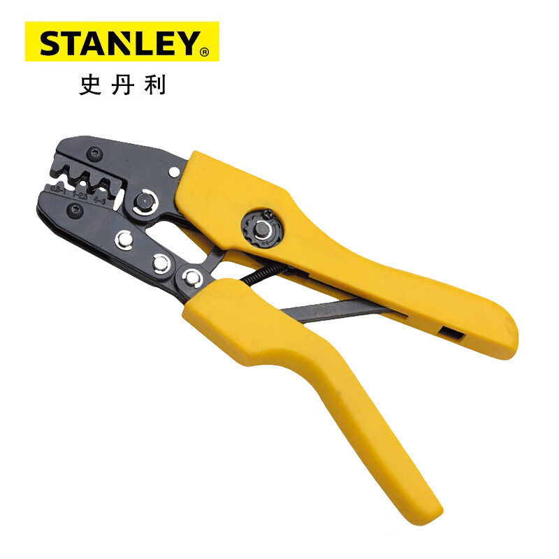史丹利A系列绝缘端子压接钳0.5-6mm² 端子钳 电工工具 84-844-22