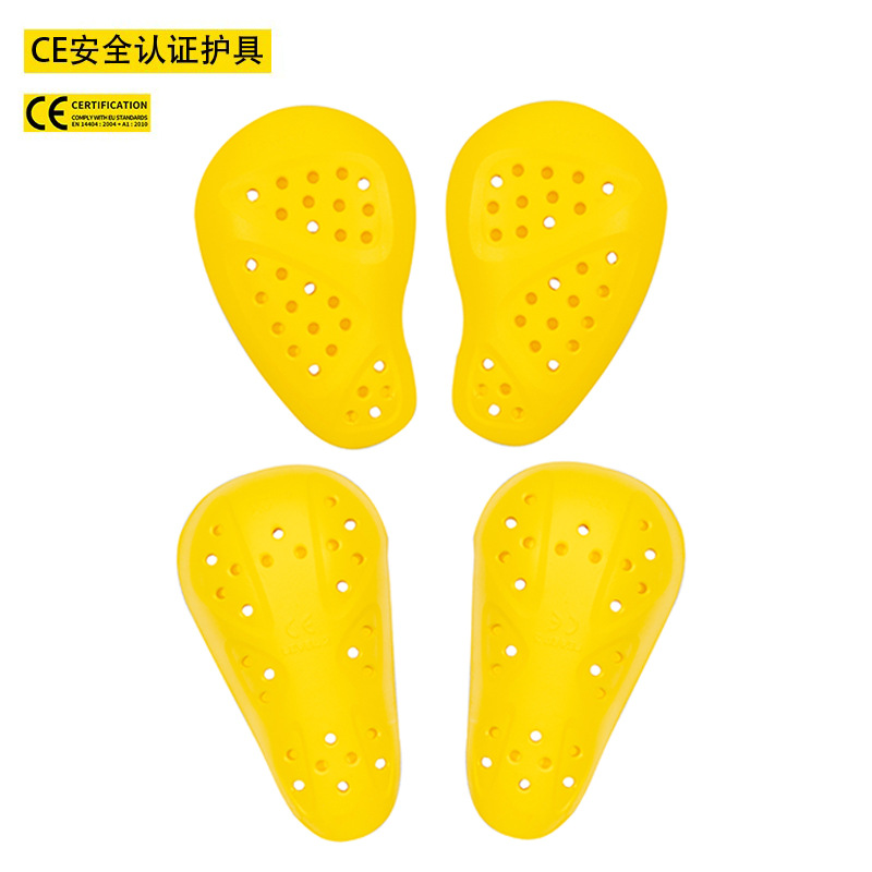 摩托车骑行裤护具CE2认证慢回弹护膝护胯机车裤内置防摔护具可拆