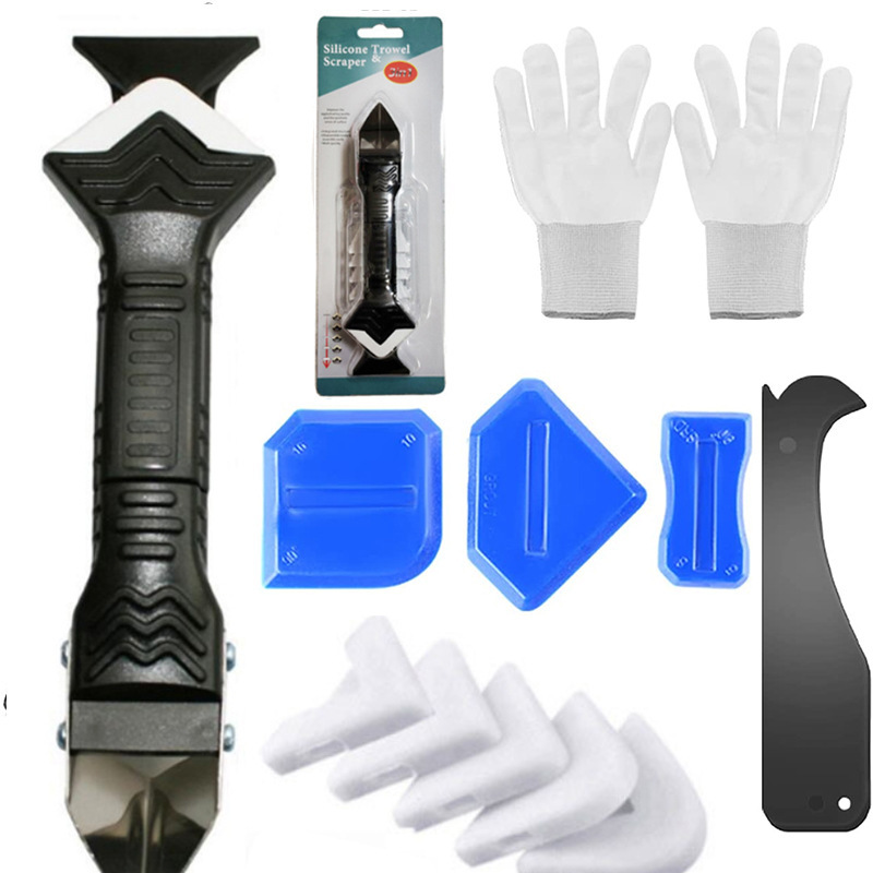 13件套3合1密封工具套件(不锈钢头),替换硅胶垫,油漆抛光工具套装