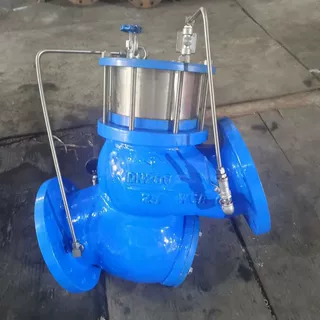 活塞式水力控制阀 YQ98004-16P 过滤活塞式缓闭止回阀 水力控制阀