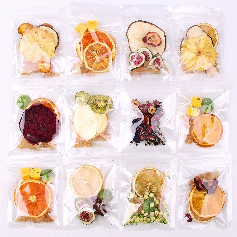 Freeze Dried Fruit Tea Series Yougan Shanzha Cili Lemon Fig Unsweetened 60g Jar quality and texture