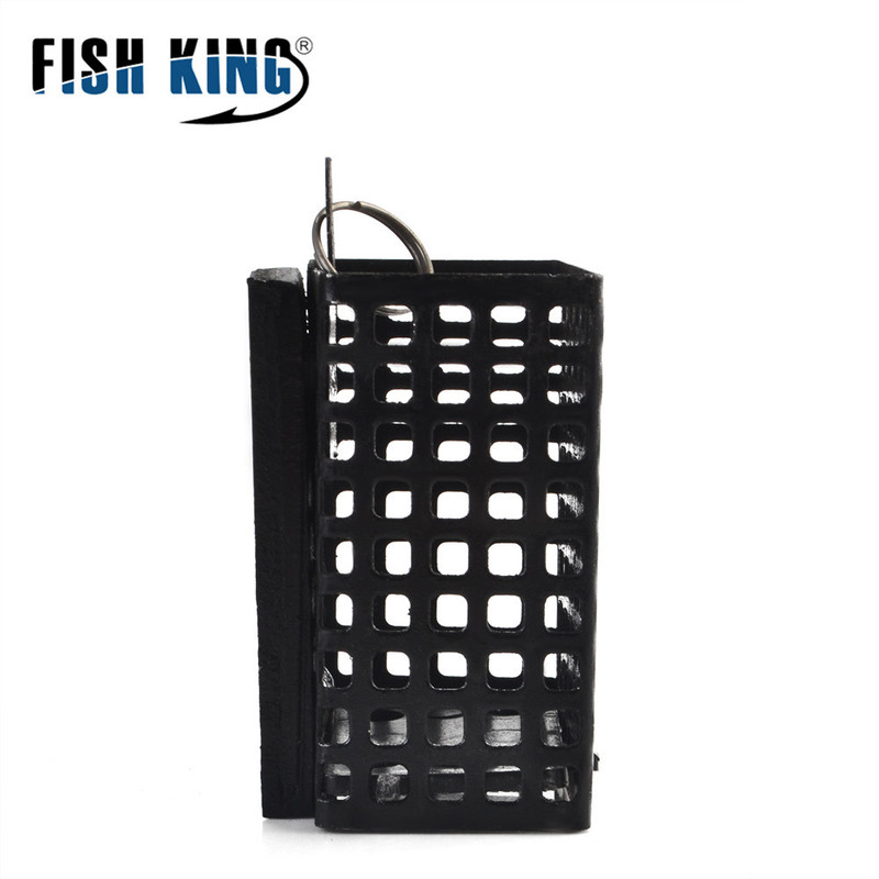 Fish king釣りグループ飛徳釣り角型鉄餌籠付餌道具打巣器feederクロスボーダー卸売り|undefined