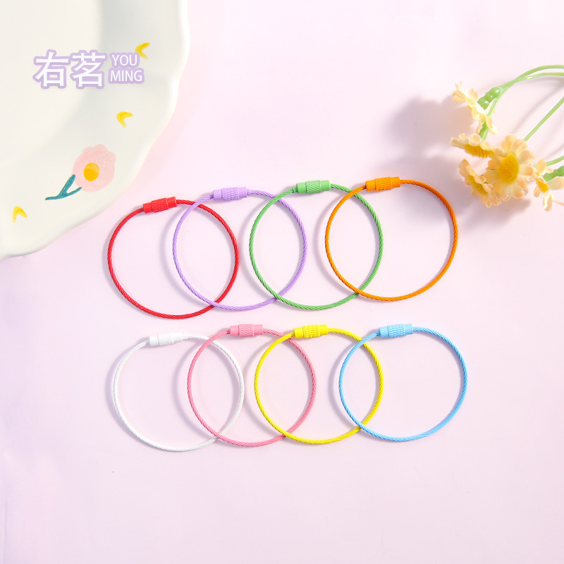 Colorful 5cm Spring-Loaded Wire Loops, Direct Sales from the Manufacturer, Stainless Steel Wire Spring Coils, In-Stock Jewelry Accessories, Wholesale Pendants Colorful 5cm Spring-Loaded Wire Loops, Direct Sales from the Manufacturer, Stainless Steel Wire Spring Coils, In-Stock Jewelry Accessories, Wholesale Pendants