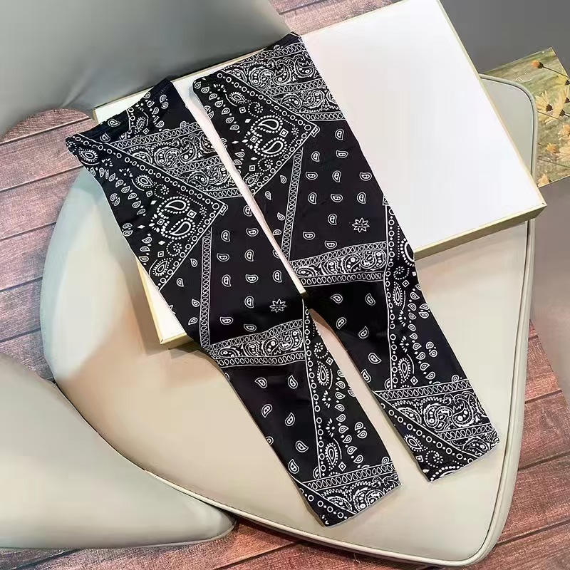 百搭手袖腰果花冰袖男ins潮冰袖男春季防晒袖套女冰丝网红袖套女