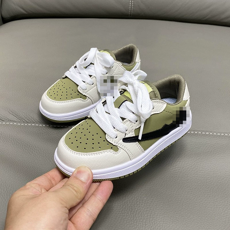 Air Jordan, неоновые удобные детские кроссовки для мальчиков, стильные универсальные спортивные кроссовки, осень
