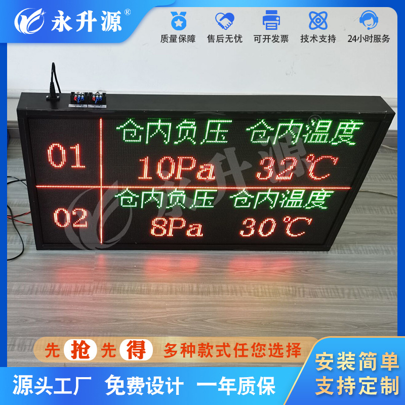 �ֿ⳵�乤��ѹ��ʱ����ʪ����ʾ������led���ӿ�����Ļ