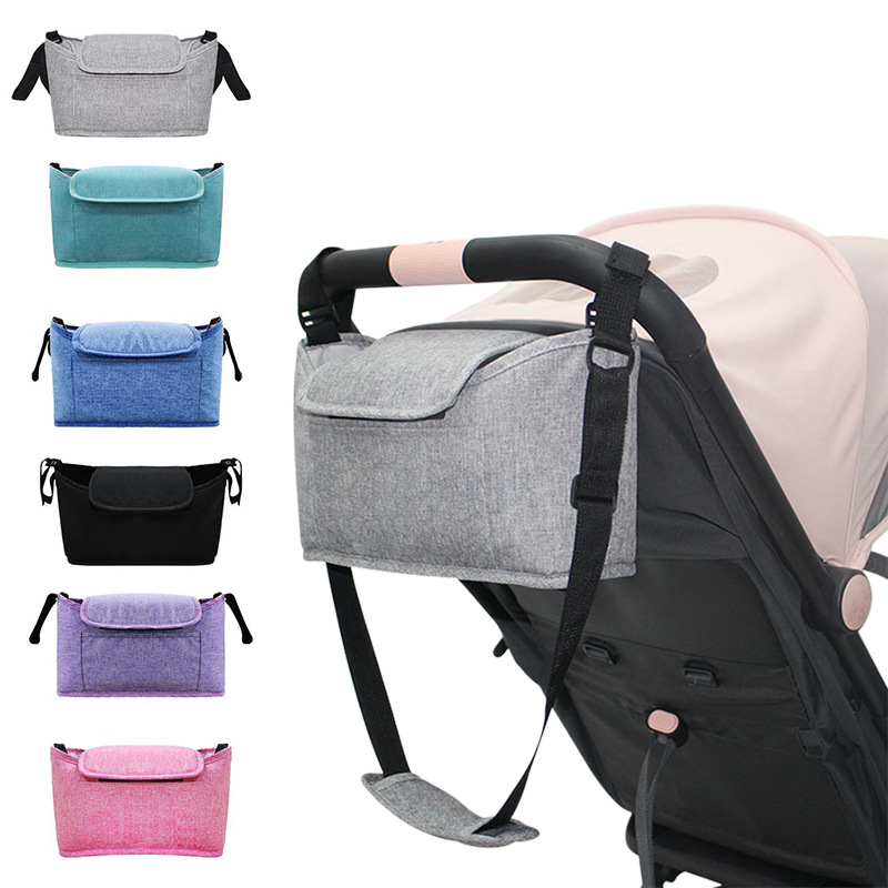 Stroller Organizer Bag Diaper Bag Nursing Stroller Bag Stroller Accessories Stroller Cup Holder Cover with Shoulder Straps Pouch baby stroller accessories diy