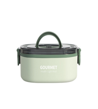 Multi-capa de gran capacidad caja de almuerzo portátil de acero inoxidable 304 barril aislado estudiante de cuello blanco caja de almuerzo vajilla