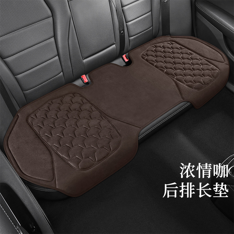 自動車のクッション冬のぬいぐるみの椅子カバーの自動車のクッションの内装とベルベットの保温三点セットのスエードのシングルシートのマット|undefined