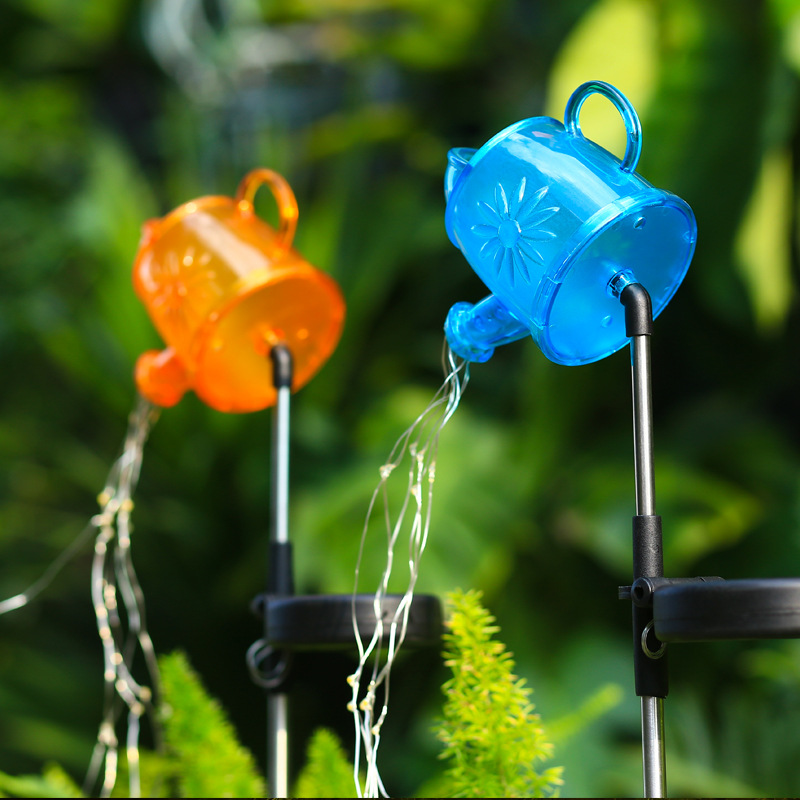 Solar Kettle Shower Light Outdoor Courtyard Lawn Decorative Scene Creative Atmosphere Light