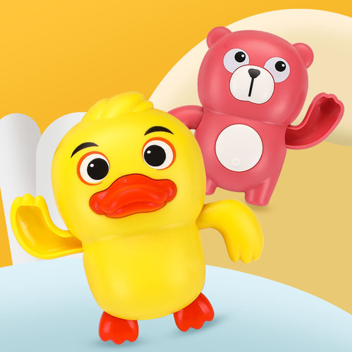 Cross-border hot selling clockwork bath toys bathroom play water chain animal turtle children baby baby toys