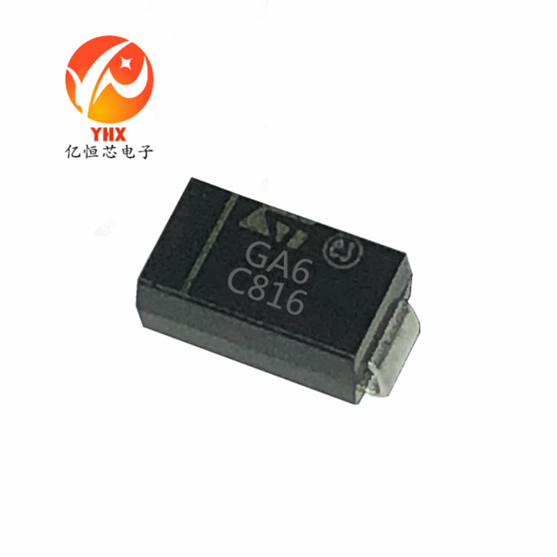 STPS160A ST 丝印GA6 肖特基二极管 SMA/DO-214AC 全新现货 1A60V
