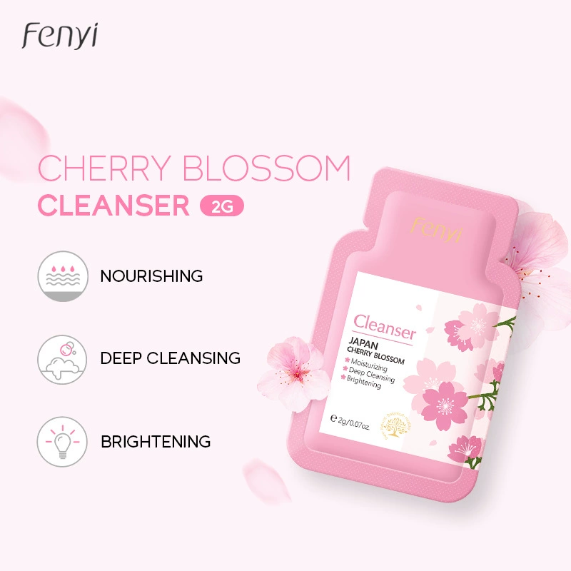 Fenyi вишневый цвет набор для ухода за кожей 4 комплекта пробная версия 2 г очищающее средство для лица крем для лица производитель