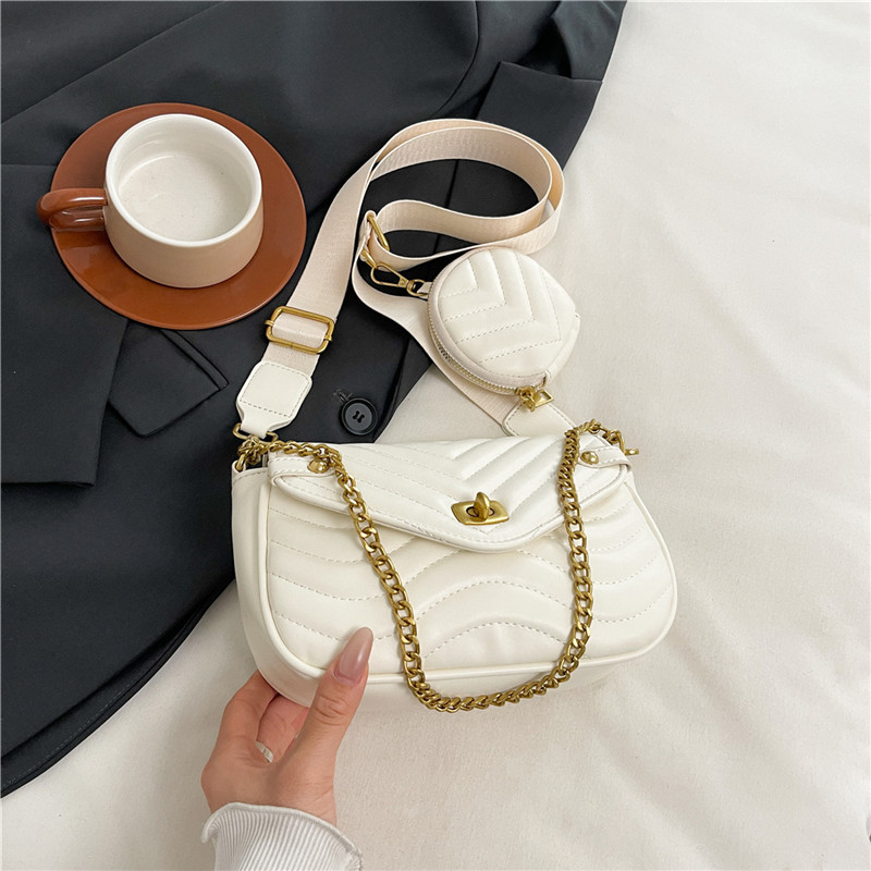 Casual estilo coreano de moda de estilo extranjero cadena hombro bolso de brazo para mujeres 2026 primavera nuevo bolso diario