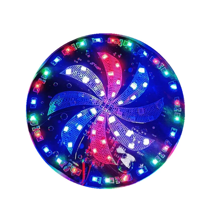 Modified windmill toy, Hot Wheels, LED nail sequins, decorations, karting, maple leaf, 12v