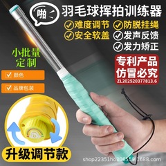 小ロット生産可能、強度調整可能なバージョンのバドミントントレーニング器具、特殊な正確なフィードバックと効率的なスイングを備えた、パワフルなスイングを実現