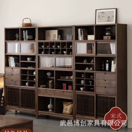 博古架;罗汉床;餐边柜