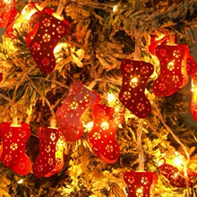 欧美圣诞节装饰灯圣诞树装扮布置雪花圣诞老人挂件氛围灯新款氛围