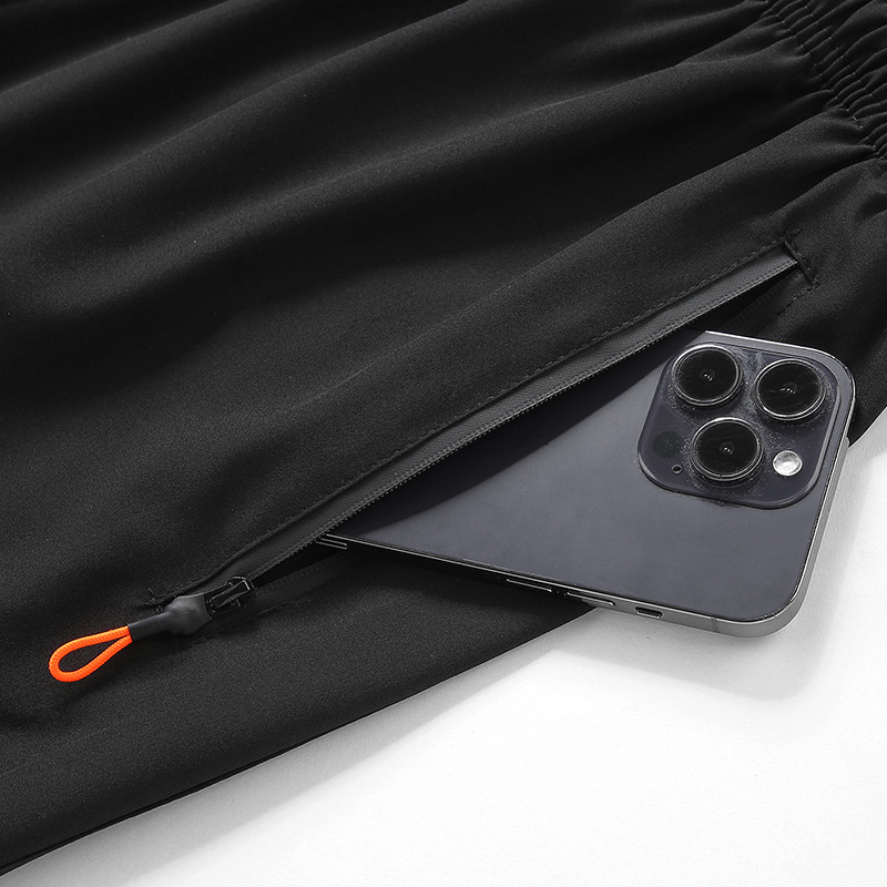 Pantalones cortos de verano nuevos hombres de cuatro lados estiramiento de secado rápido delgada moda suelta pantalones cortos casuales pantalones cortos juveniles