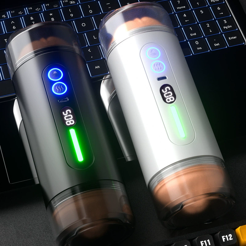 Автоматический мужской мастурбатор, электрический портативный, USB‑нагрев, управление через приложение, подогрев до 42°C