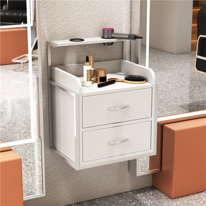 Barbería tipo pared armario de herramientas para salón de belleza especial barbería estante multifuncional tablero de herramientas de salón de belleza