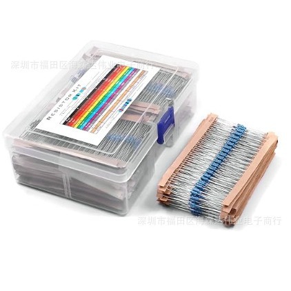 2600pcs 0.25W 1/4W Metal membrane resistance package full series of…
