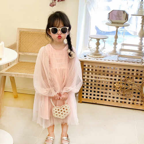 Children's cute little bag, little princess, fashionable pearl mini handbag, fashionable baby love crossbody shoulder bag