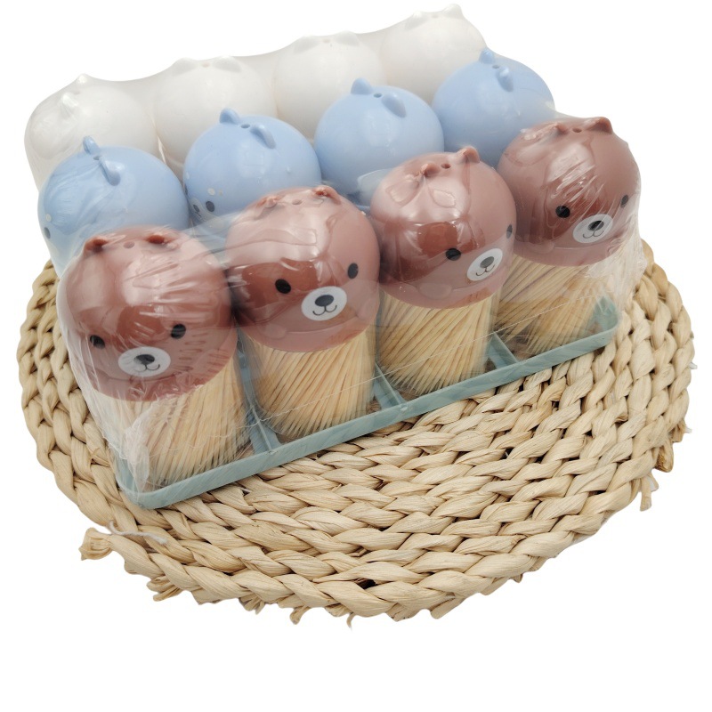 D1524 217 # palillos de dientes caseros con un lindo palillos de dientes desechable después de la comida artefacto mágico de 2 yuanes tienda