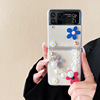 Samsung, folding fresh brand handheld phone case from pearl, flowered