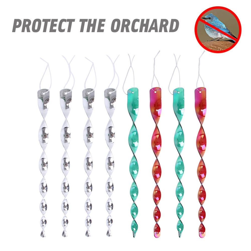 Рождественская елка украшает светоотражающие стержни градиент отпугивания птиц