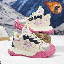 2025新款秋冬新款加绒棉鞋运动鞋男女童鞋