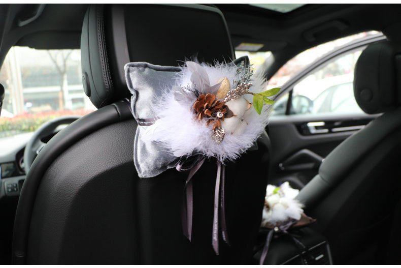 Cottonwood Bamboo Charcoal Car Fragrance Sachet for Odor Removal, Creative and High-End Car Interior Decoration Ornament