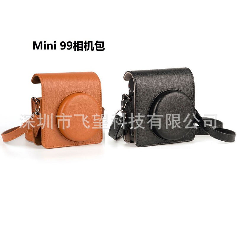 Suitable for Mini 99 Polaroid Leather Retro Camera Bag Protective Cover Pu Photography Bag Camera Cover Cosmetics Bag Suitable for Mini 99 Polaroid Leather Retro Camera Bag Protective Cover Pu Photography Bag Camera Cover Cosmetics Bag