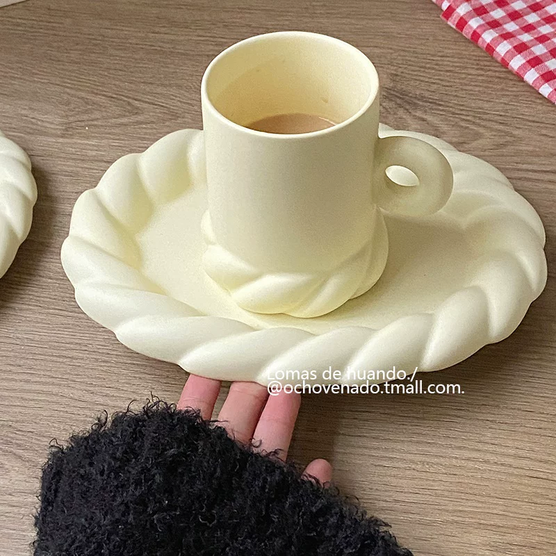 Красивый обед Camellia Camera Drive Twist Ceramics Breakfast Sweed Cake Disk