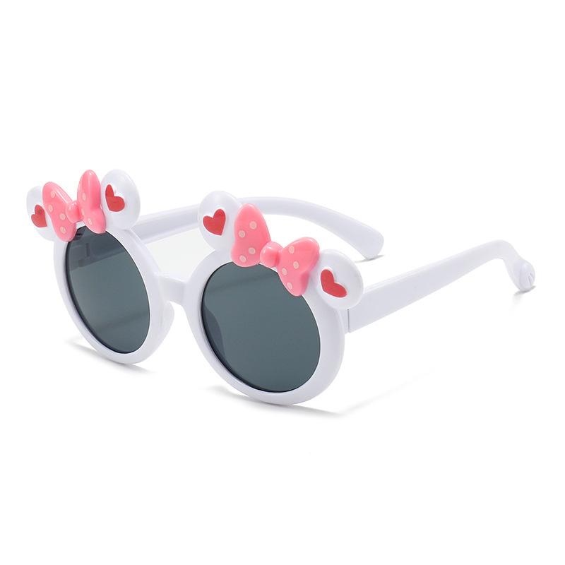 Gafas de Sol Infantiles de Dibujos Animados de Plástico, Protección UV400 para Protección Solar y Viajes