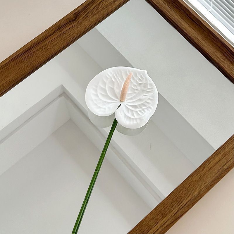 Impresión 3D flor de simulación de palma roja simple flor de grúa de fuego casera de bodas floreal decoración floral al por mayor