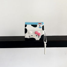卡通牛奶KT猫AirPods pro苹果蓝牙耳机套2/3/4代可爱保护壳适用女