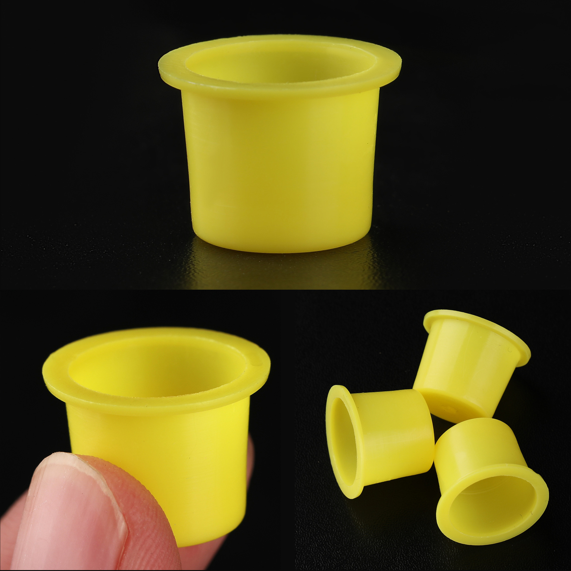 Tazas de color de tatuaje tazas de color de plástico tazas de color de tinta estantes tazas de color de tinta equipos de belleza al por mayor transfronterizos al por mayor