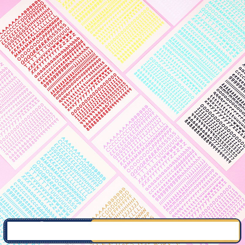Южная Корея wannathэто милые буквенно-числовые наклейки цветные ПВХ Многофункциональные Декоративные наклейки ручной счет фото наклейки