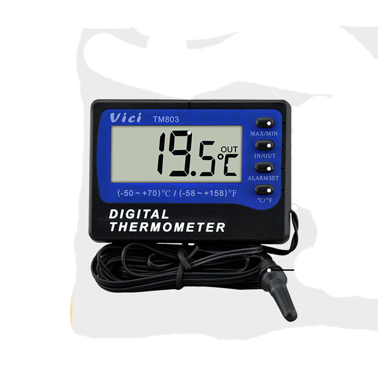 Wichter TM803 Household Indoor Digital Display Temperature Intelligent High Precision Refrigerator Temperature and Humidity Meter Fish Tank Water Temperature Meter